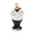 Ademoye 2 Bottle Tabletop Wine Bottle Rack in White