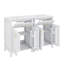 Meuble-lavabo double 48 po, meuble-lavabo en bois avec tiroirs basculants, 2 armoires de rangement et 2 meubles-lavabos séparés avec lavabos en céramique-1143274179