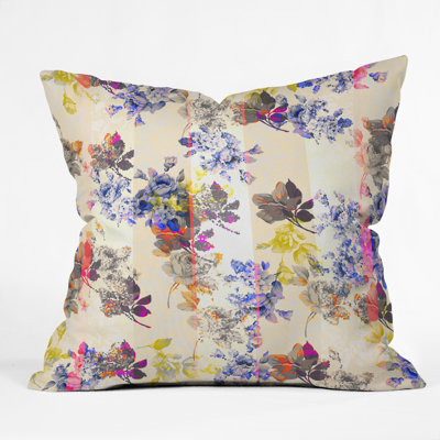 Marta Barragan Camarasa Mosaic Stripes Throw Pillow