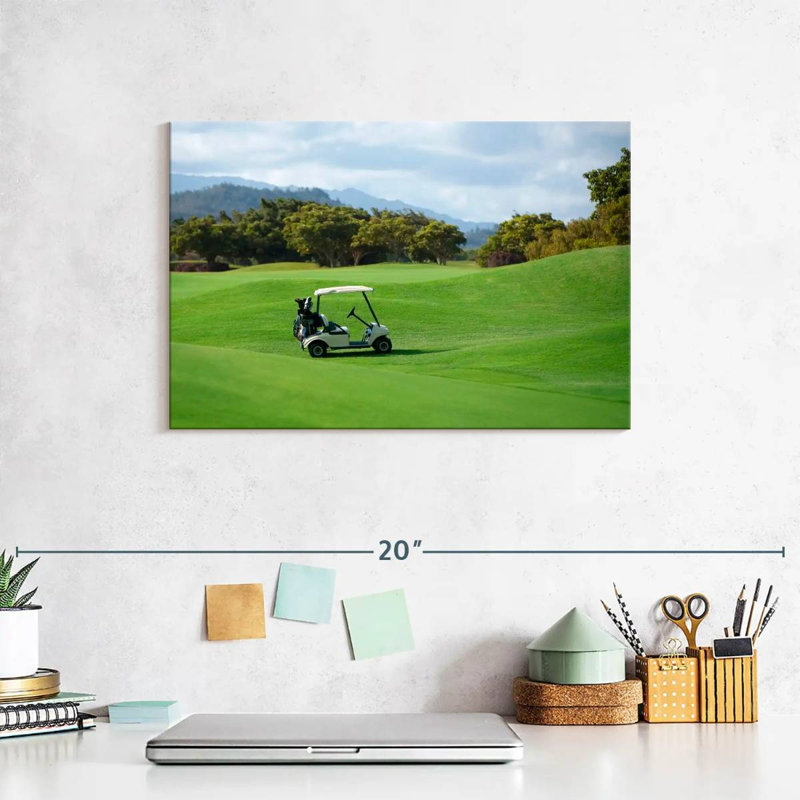 Golf course cart Sireci, H 8 po x l 12 po