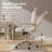 Home Office Desk Chair, Swivel Computer Desk Chair with Wheels and  Arms, Adjustable Height and Tilt-2046349363