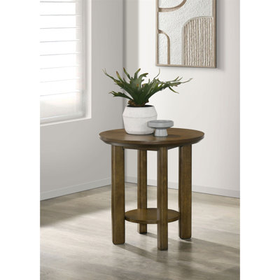 Table de bout Crispin Brown 22 po