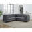 Linen Upholstered Modular Sectional with Metal Legs-1945441170