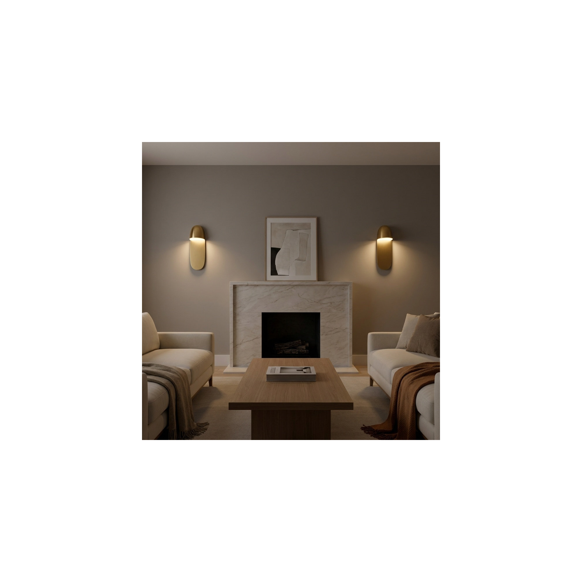 Rosalie 16 Sconce, Burnished Brass