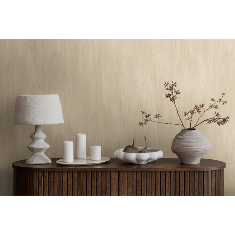 32.97Cm x 33Cm Matte Wallpaper Roll, Light Beige