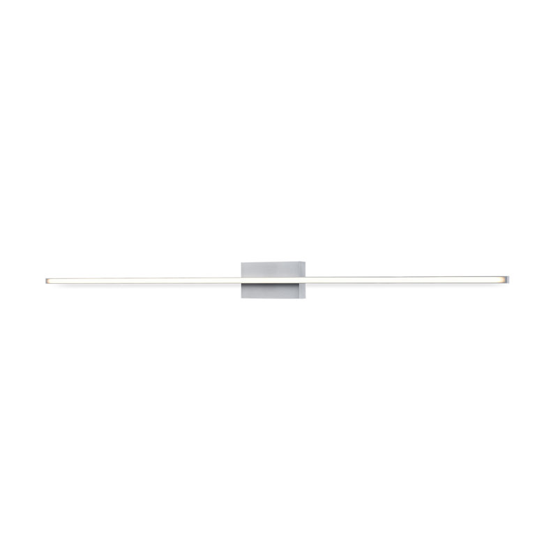Vega Minor LED Wallchiere, Brushed Nickel, 3" H x 48" W x 2.125" D