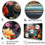 «Retro Radios Popart Melody - Abstract Wall Decor_105843»-95902622-95902625