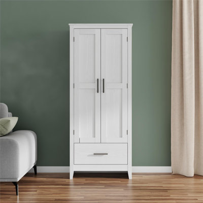 Imiyah 2-Door, 1-Drawer Storage Cabinet by Lark Manor