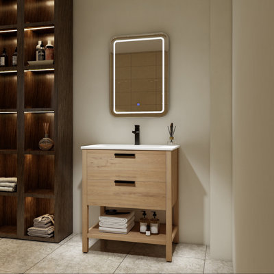 Meuble-lavabo 30 po avec deux tiroirs