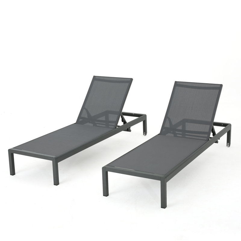 CAPE CORAL KD CHAISE LONGE GRIS (MP2) (ENSEMBLE DE 2)
