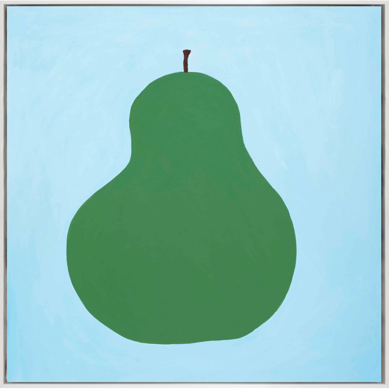 «Fruit Salad 4» par Yaffa G - reproduction sur toile, Cadre blanc, H 30 po x l 30 po