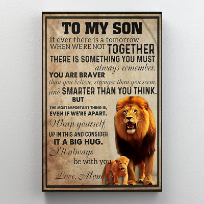 Kristan " Lion To My Son Love Mom "