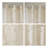 Palm Leaf Burnout Window Sheer 50X63"