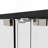 Accent Cabinet, Modern Glass Display Cabinet With Led Lights, 1-Door Tempered Glass Bookshelf-240181344-259483340