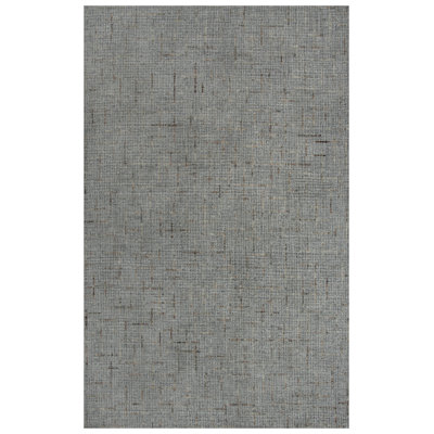 Tapis gris clair en laine touffeté à la main Caryville