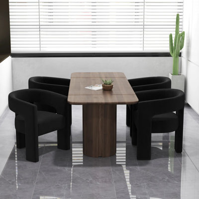 Velvet Upholstered Dining Chair