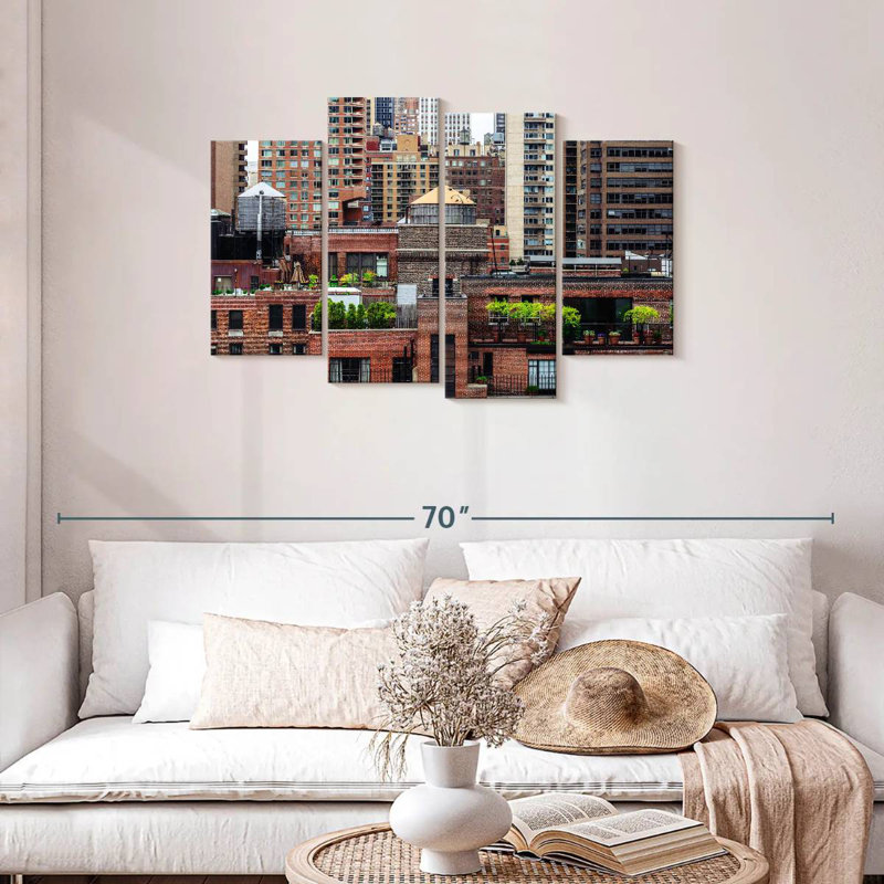 Lilie NYC Rooftop Garden, H 27 po x l 43 po