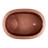 Raksha 48" Copper Soaking Freestanding Tub with Included Overflow Drain-102793564