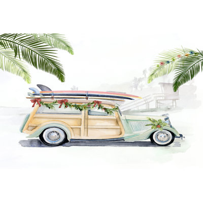 «So Cali Christmas II» par Jennifer Paxton Parker - peinture sur toile tendue