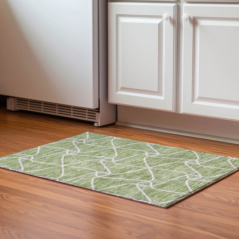 Tapis aloès de qualité supérieure lavable à la machine Prisco, Rectangle 1 pi 8 po x 2 pi 6 po