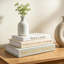 Set of 3 Decorative Books with Magnetic Linen for Home Decor