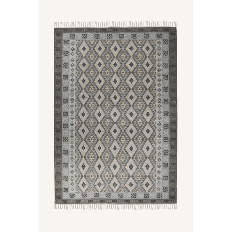 Doukala Geometric Hand Woven Area Rug, Rectangle 160 x 230cm