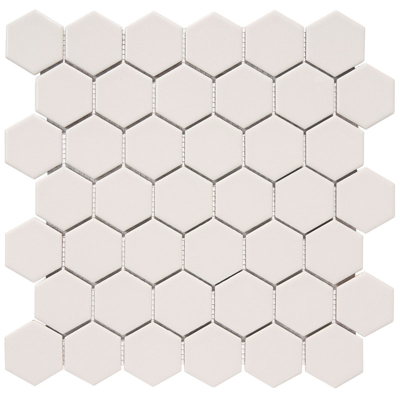 Carreau de mosaïque murale en porcelaine, Gris