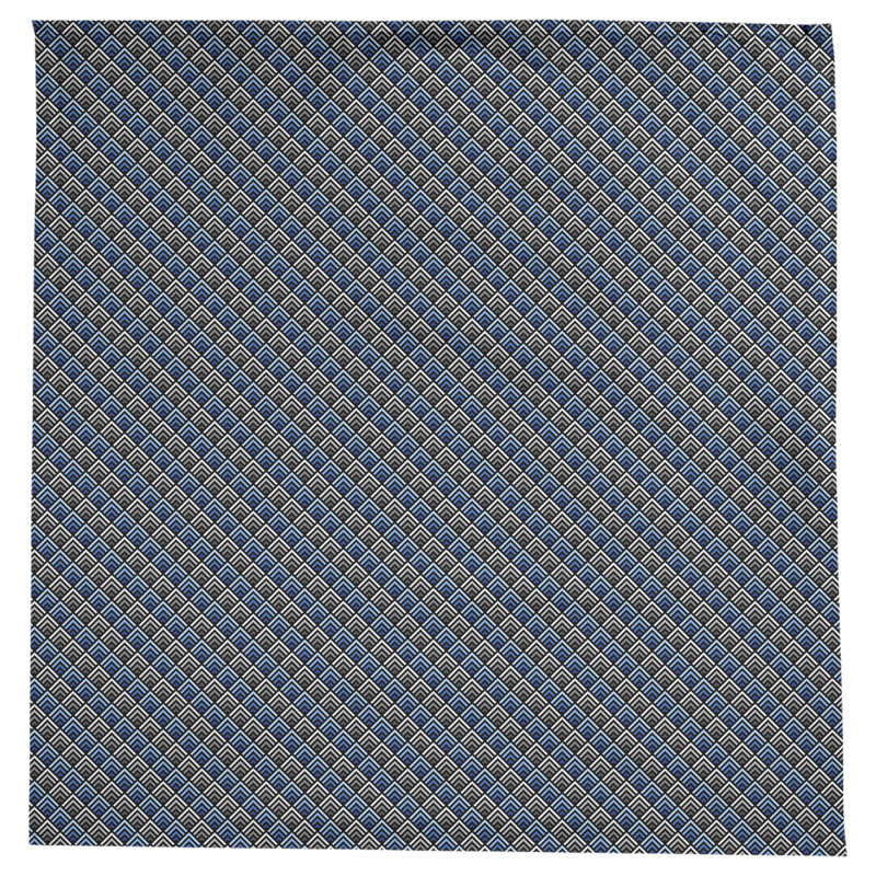 Avicia Geometric Tablecloth, Blue/Gray