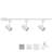 Ocularc 48'' 3 -Light Track Track Kit with Dimmable and Adjustable Head-32512544