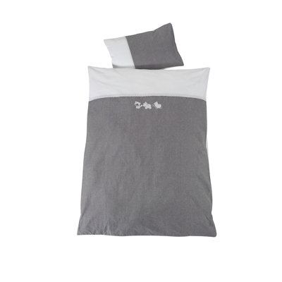 Cotton Solid Colour Duvet Cover Set with Pillowcases Included
