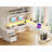 Mobean L-Shaped Computer Desk with Power Outlet-1875464471