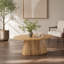 Table basse ovale 47 po, table d'appoint Farmhouse-1735814338
