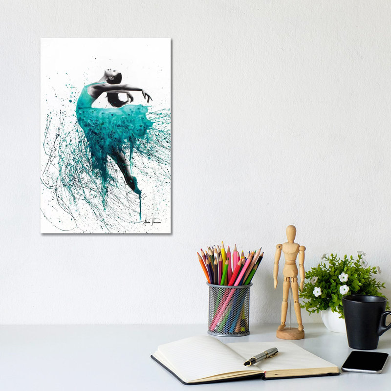 Kingfisher Woman by Ashvin Harrison - Print on Canvas, Wrapped Canvas, 101.6 cm H x 66.04 cm W x 3.175 cm D