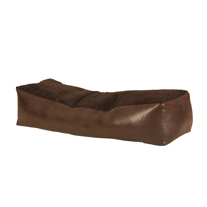 Chimayo Refillable Bean Bag Sofa, Chocolate