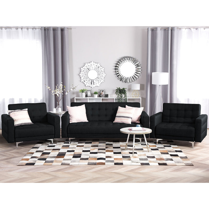 Finnegan 3 - Piece Living Room Set, Graphite