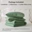 Ensemble d'édredon 100% coton gaufré-115357190-115357195