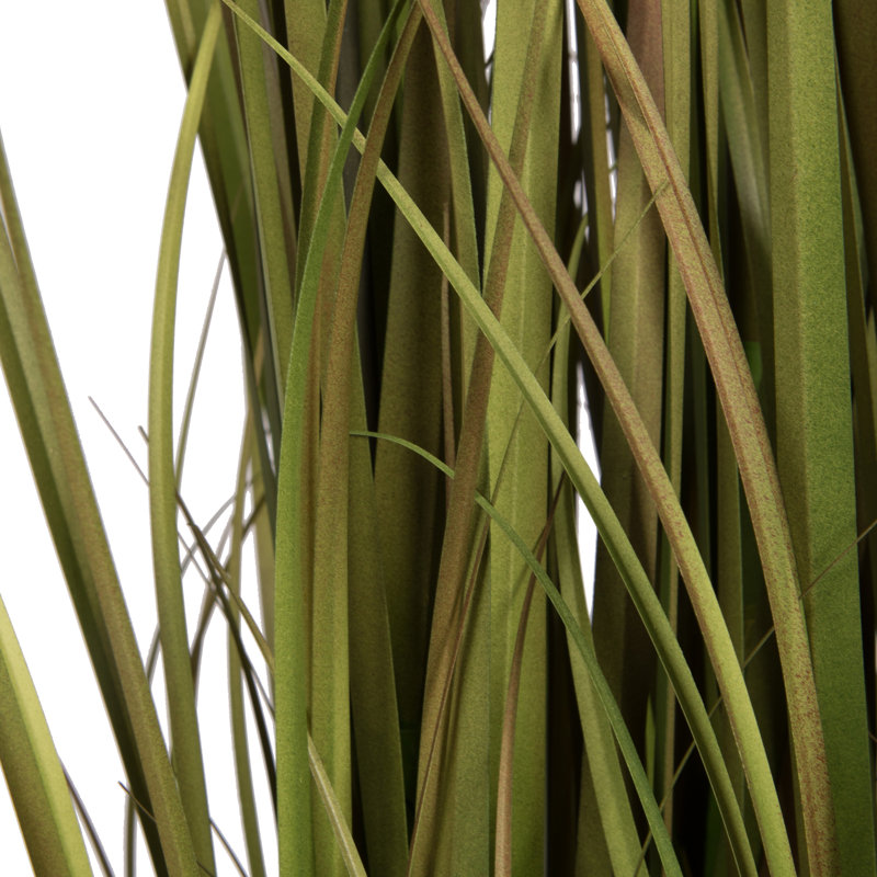 Herbe verte artificielle en pot 48 "avec quenouilles