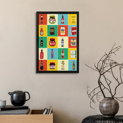 Taxonomy Of Condiments - Wall Art Print - Gallery Poster