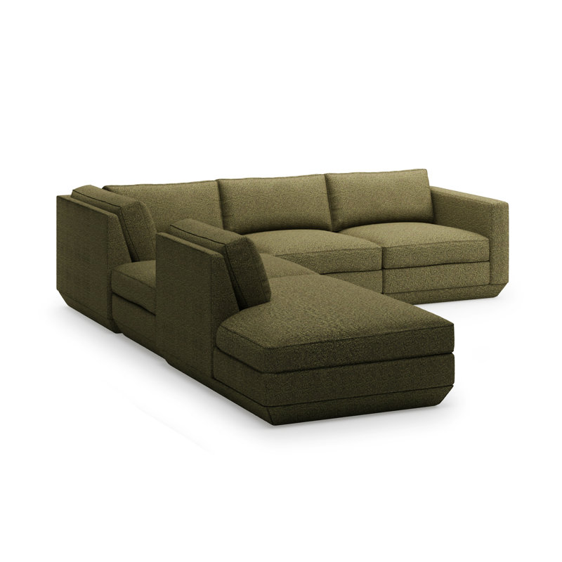 Podium Modular Sectional, Copenhagen Terra