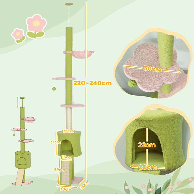 240cm H Cat Tree