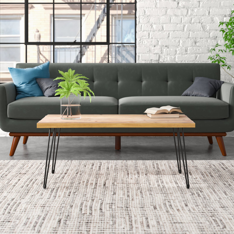 Staton Solid Wood Top Coffee Table