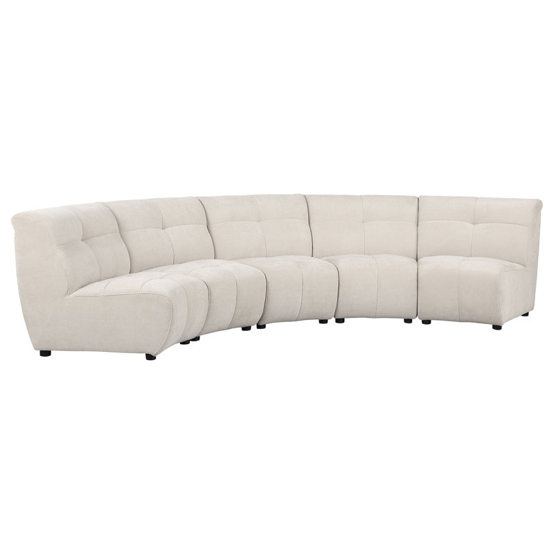 Canapé modulaire rembourré 5 pièces Haritina