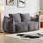 75.2''Oversized Compression Loveseat Bean Bag Sofa-1084743927