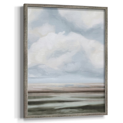 Impression encadrée «Dilutes Plains II» - bois massif