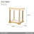Scotts Square End Table - Light Champagne