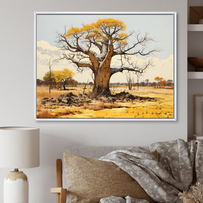 Desert Baobabs Resistance sur toile