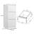 3 Drawer File Cabinet With Lock Metal Vertical File Storage Cabinet Office Home Steel Vertical File Cabinet For A4 Legal/Letter Size Narrow File Cabinet Locked,Assembly Required