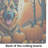German Shepherd Fall Glass Cutting Board Large