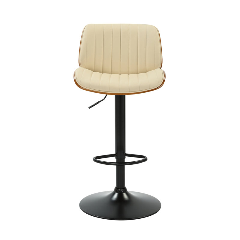 Swivel Yes Bar Stool with Steel Frame