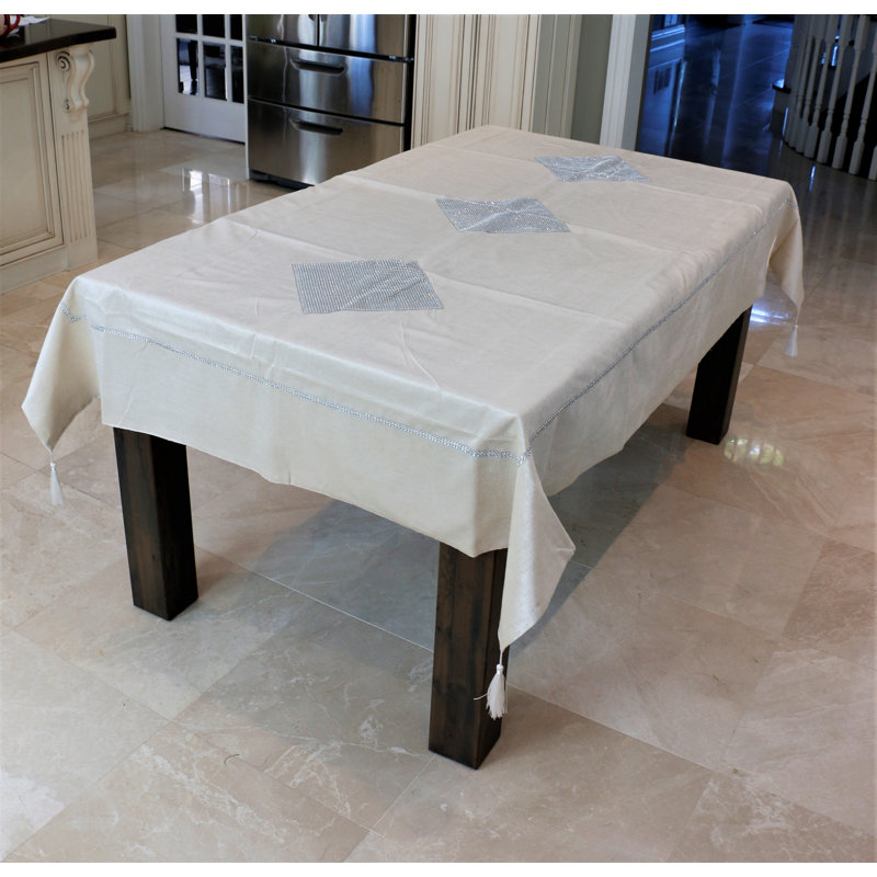 Nappe Bouck, Ivoire, 36 po x 36 po